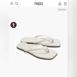 TKEES White Sandals